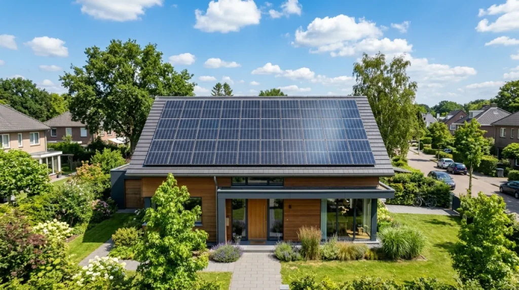 Combien de panneaux solaires pour une maison de 200 m2