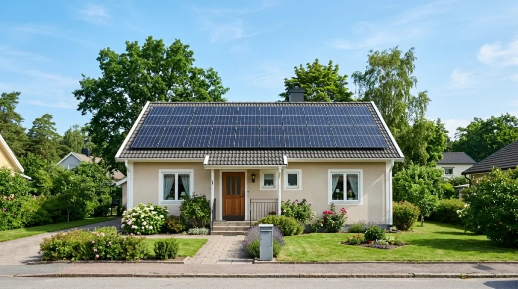 Combien de panneaux solaires pour une maison de 80 m2