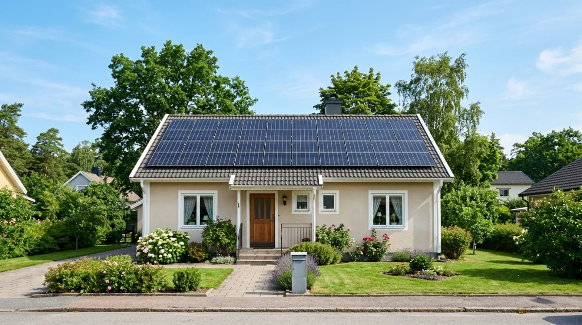 Combien de panneaux solaires pour une maison de 80 m2
