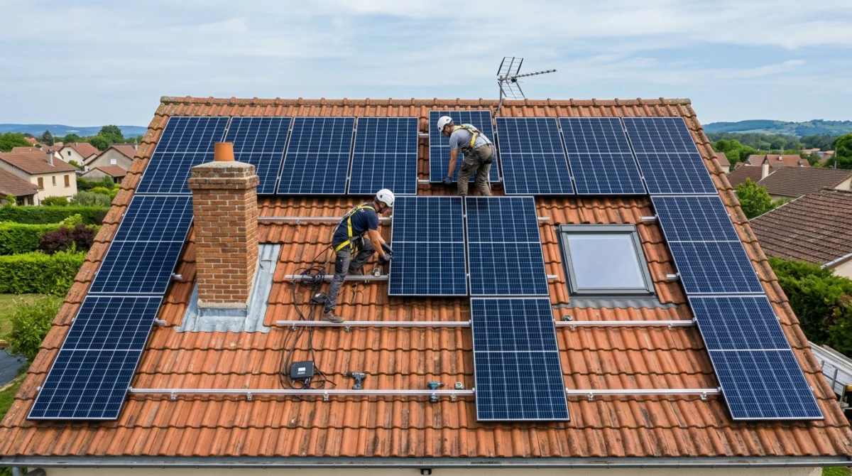 combien de panneau solaire pour 9kw