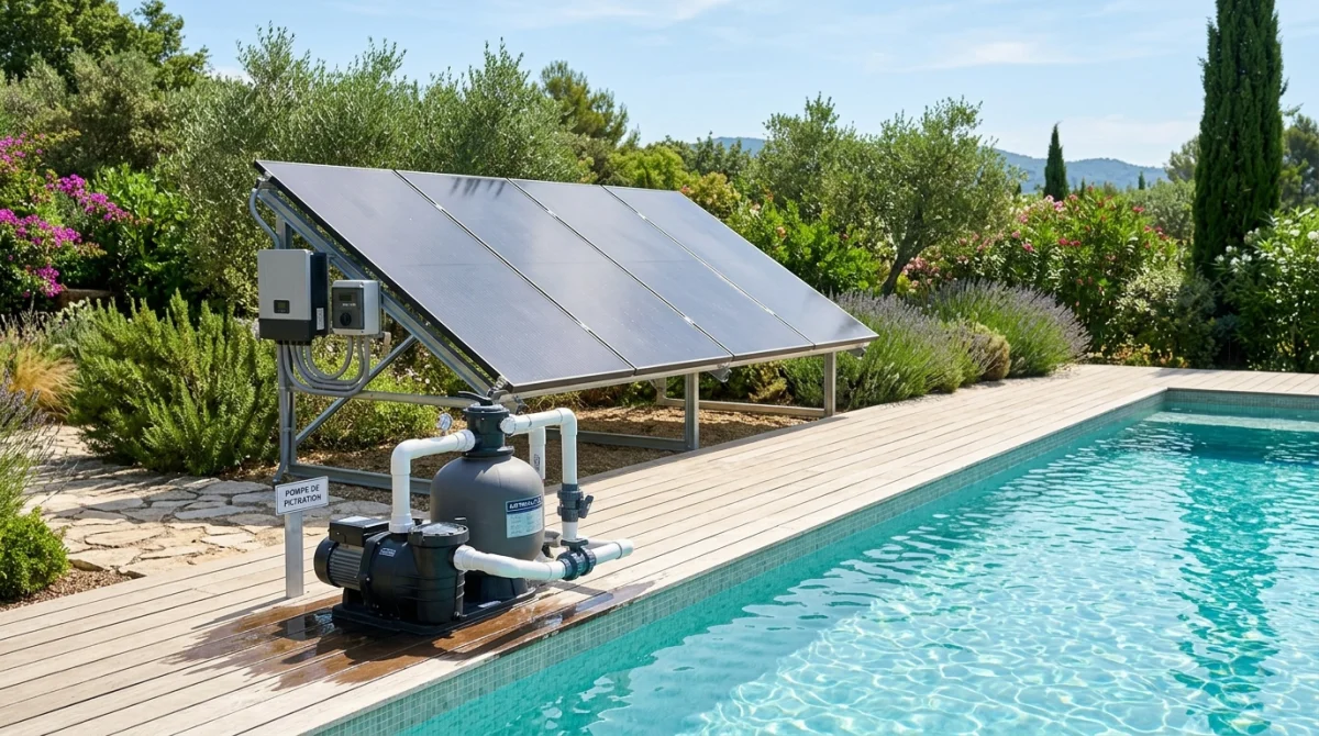combien de panneau solaire pour pompe piscine