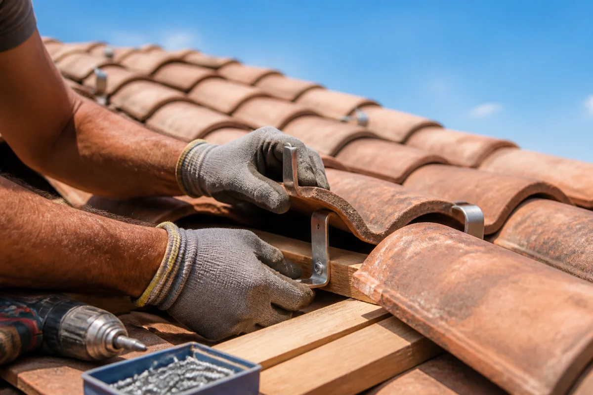 comment fixer panneau solaire sur toit tuile