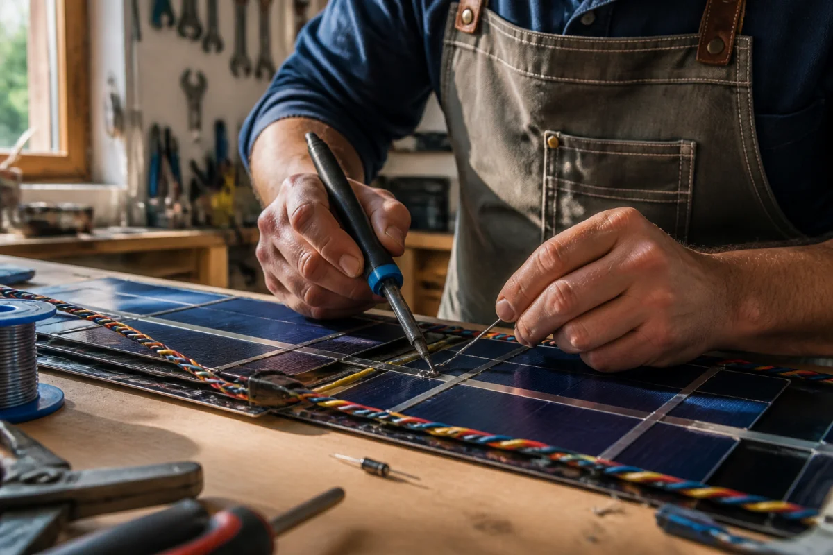 comment fabriquer un panneau solaire