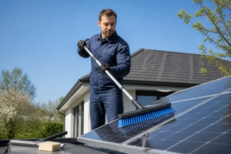 avec quoi nettoyer les panneaux solaires