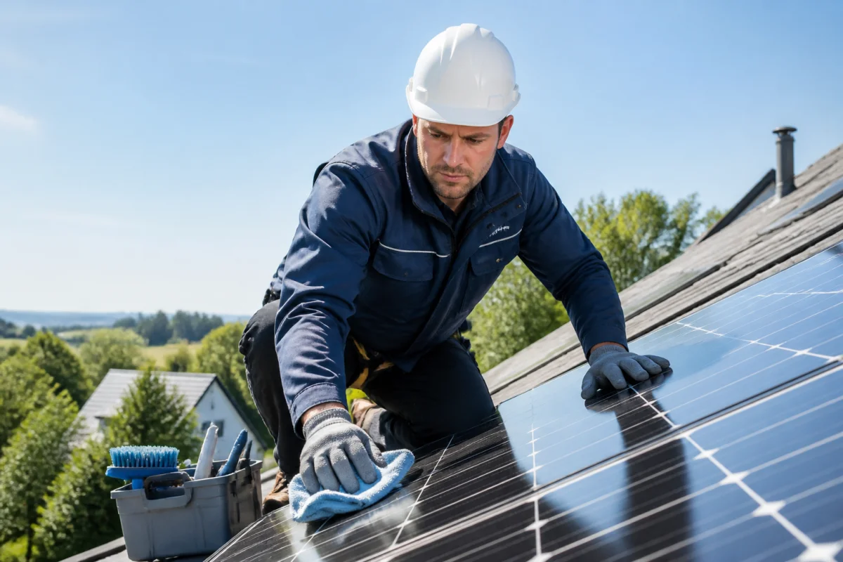 quel produit pour nettoyer les panneaux solaires