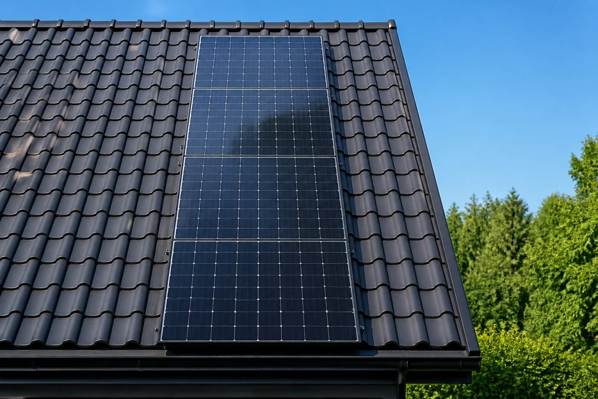 panneau solaire portrait ou paysage