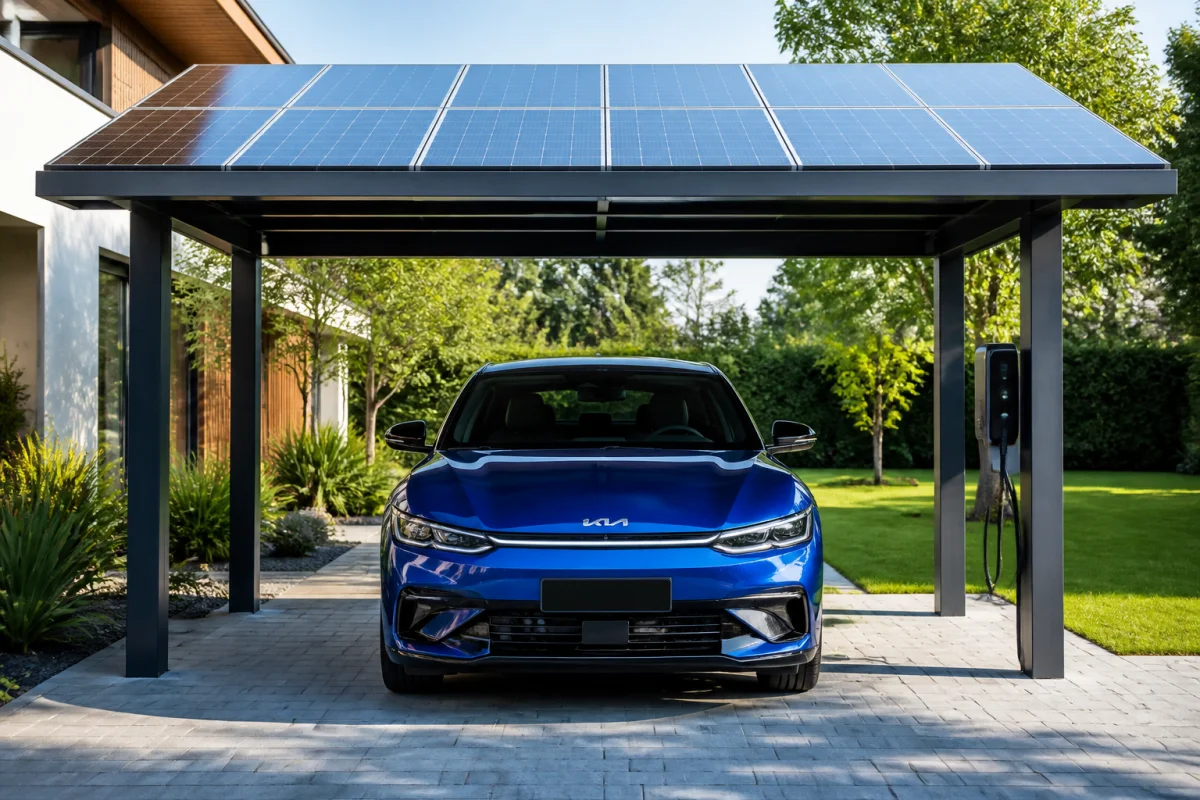 combien de panneau solaire pour recharger une voiture