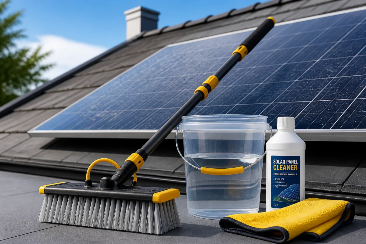 comment nettoyer un panneau solaire