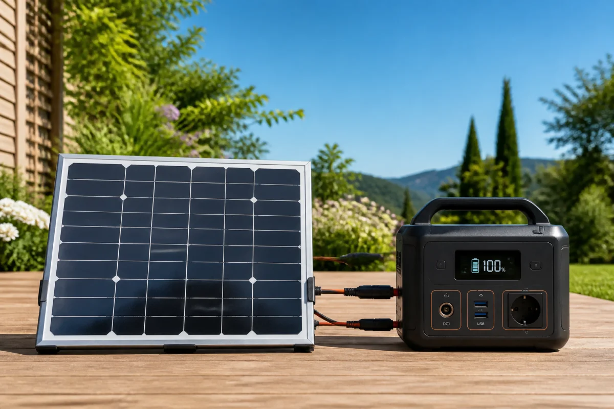 comment brancher un panneau solaire sur une batterie
