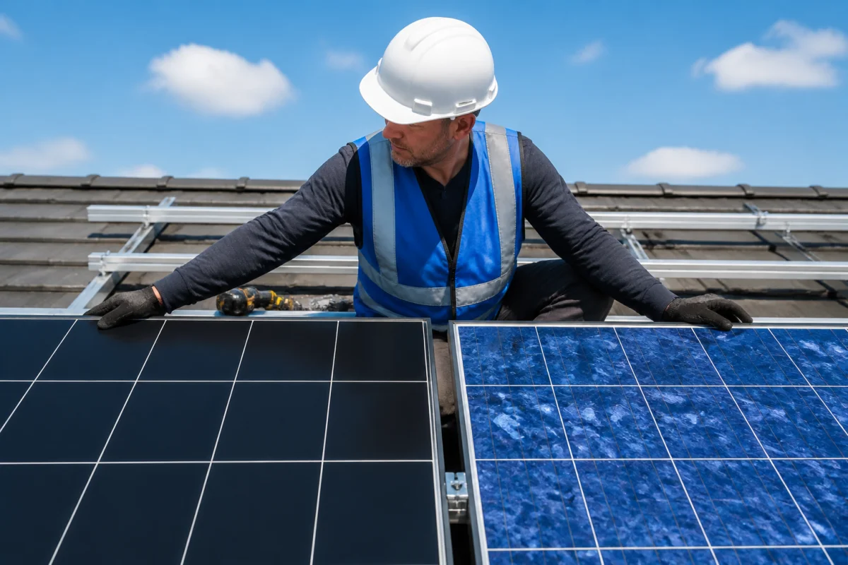 panneau solaire monocristallin ou polycristallin