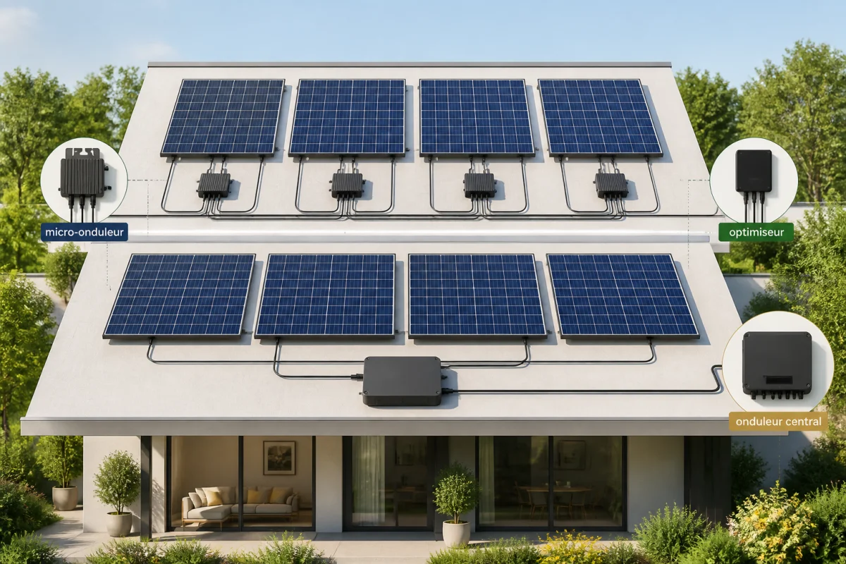 Optimiseur ou micro onduleur pour une installation photovoltaïque