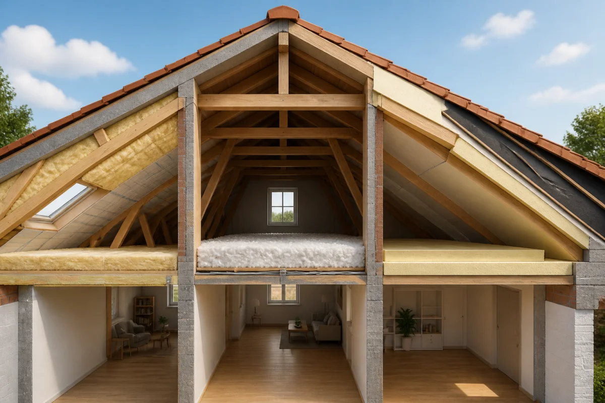 Guide complet sur l’isolation sous toiture entre chevrons