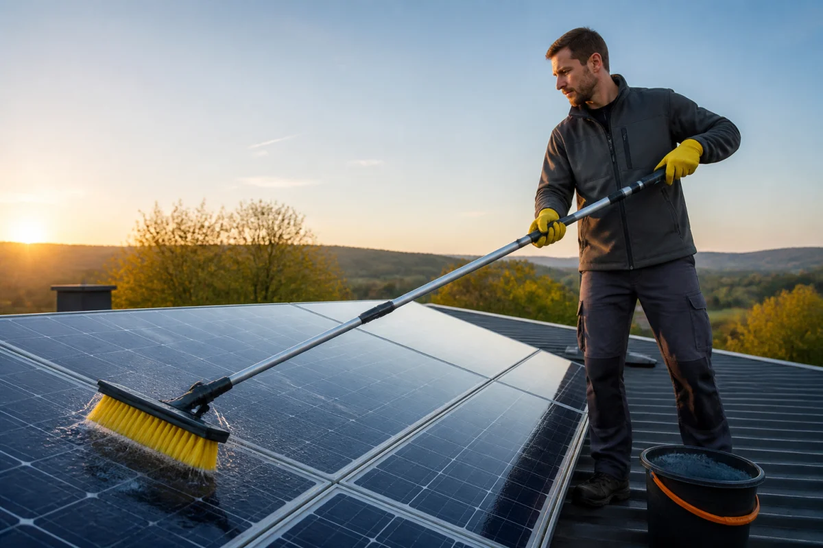 Entretenir ses panneaux solaires sans perdre en rendement